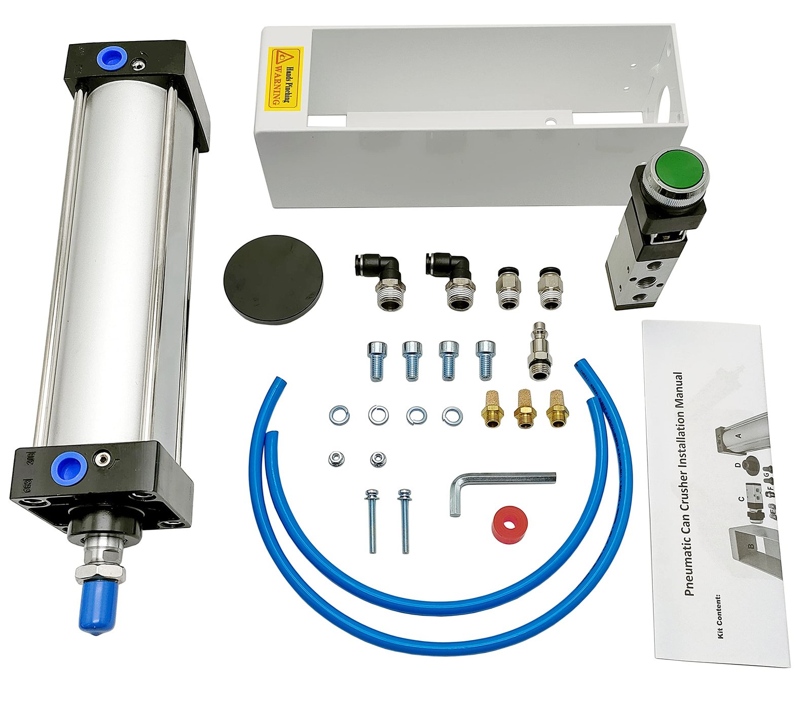 Can Crusher Machine with Lever Drive