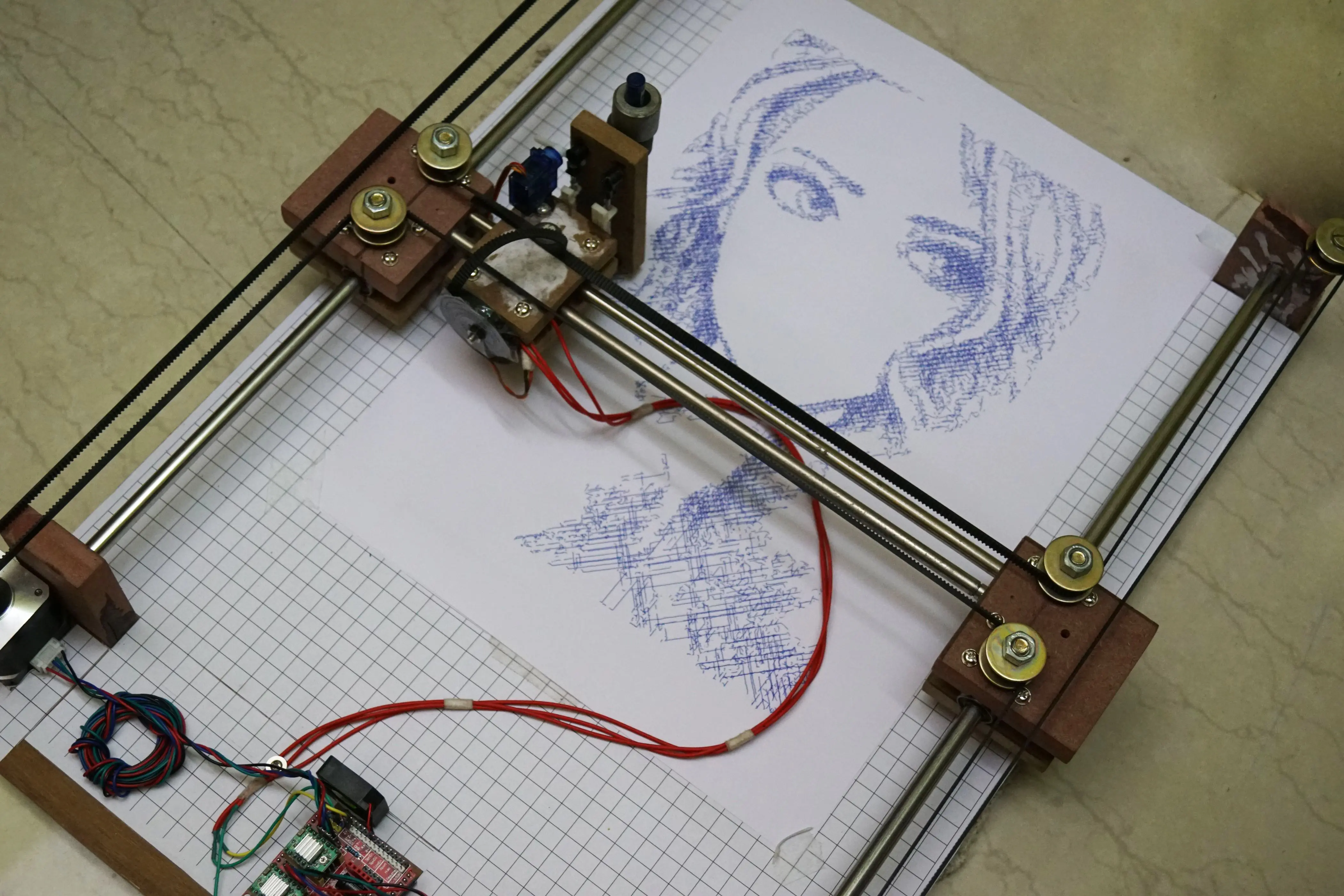 3-Axis CNC Plotter using Arduino