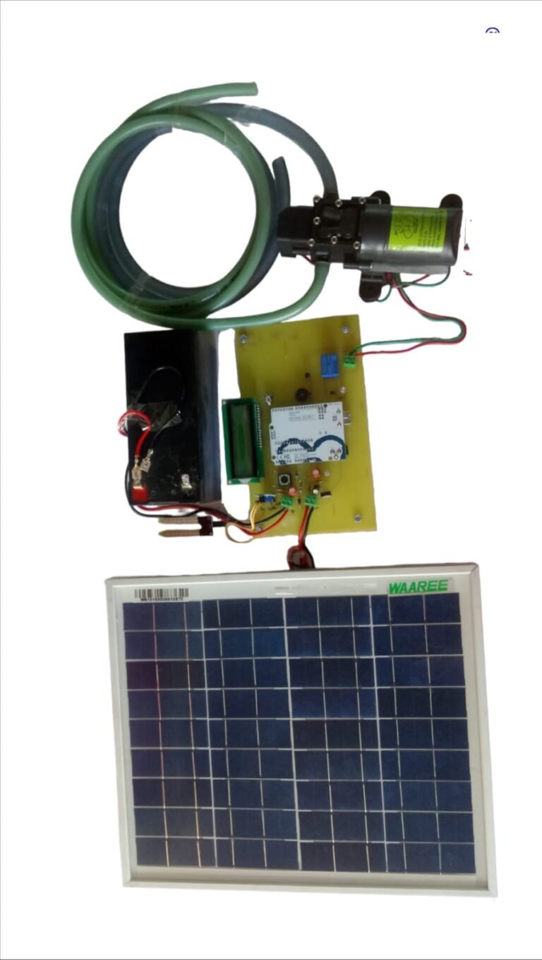 Solar-powered automatic irrigation