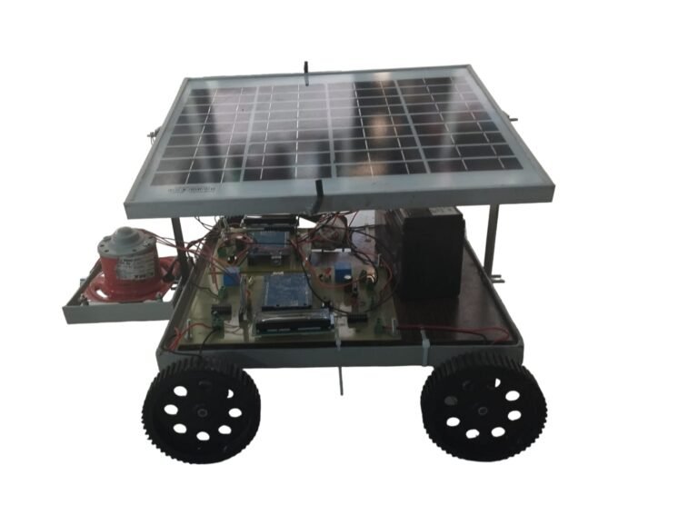 Solar Grass Cutter with Adjustable Panel