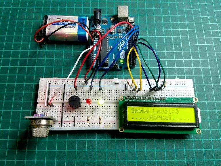 Gas leakage detector with alarm