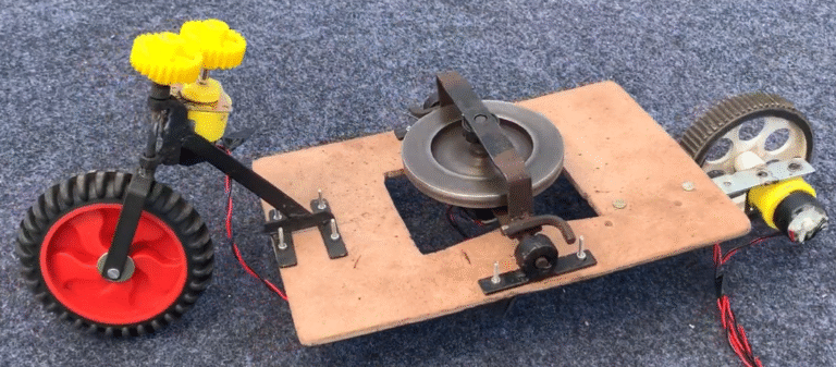 Self-Balancing Bicycle with Gyroscope