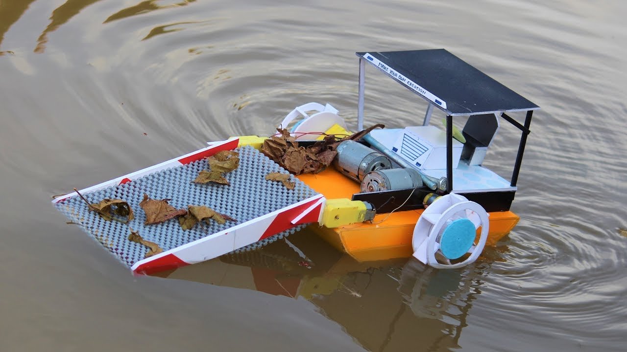 Remote Controlled Water Tank Cleaning Bot