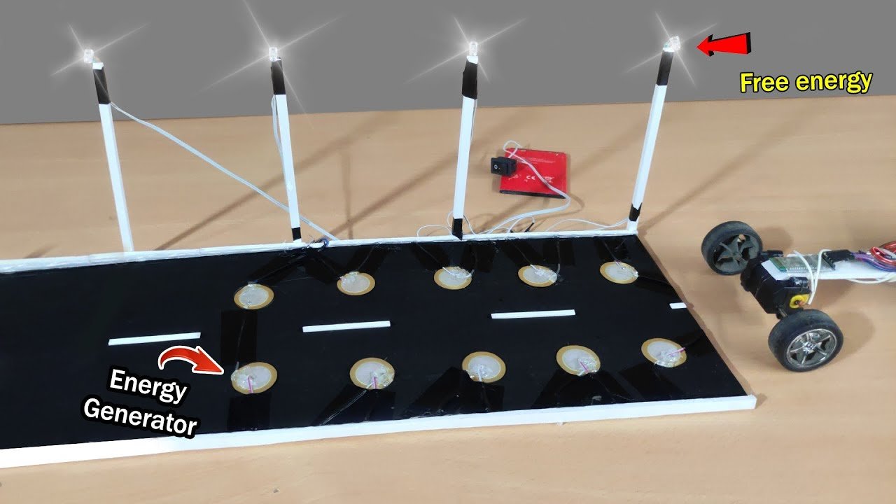 Power generation from moving vehicles