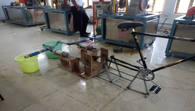 Pedal Powered Water Pump